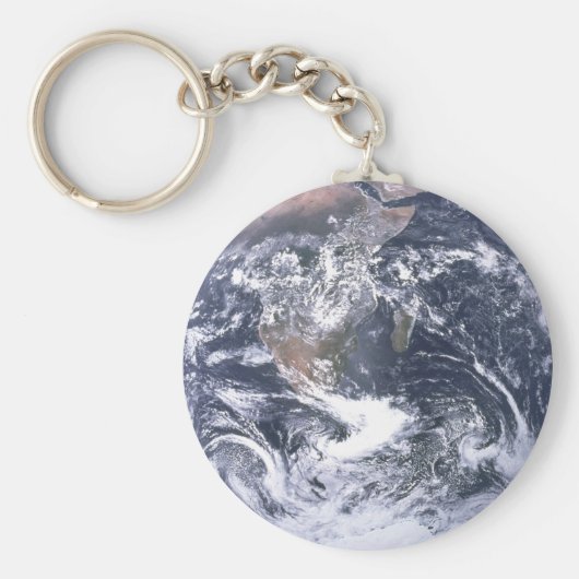 Aarde van de planeet vanaf dag van de ruimtevaart sleutelhanger (Voorkant)