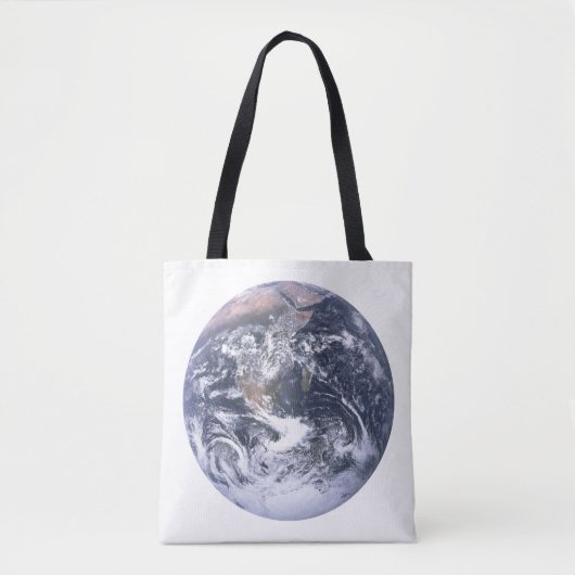Aarde van de planeet vanaf dag van de ruimtevaart tote bag (Voorkant)