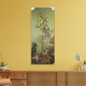 Aarde, van een reeks panelen die canvas afdruk (Insitu (Woonkamer))