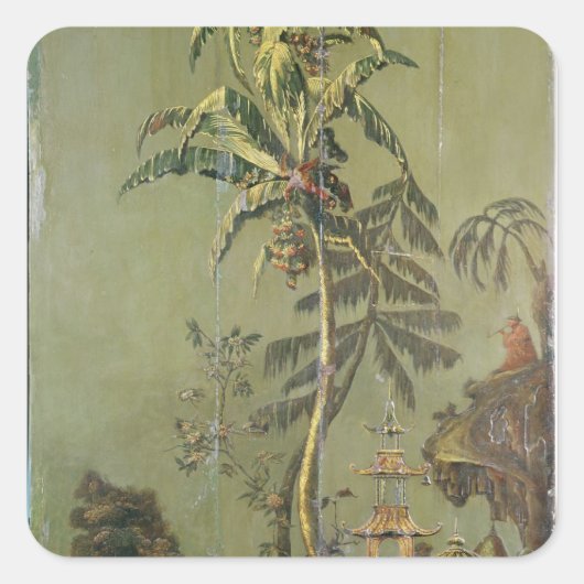 Aarde, van een reeks panelen die vierkante sticker (Voorkant)