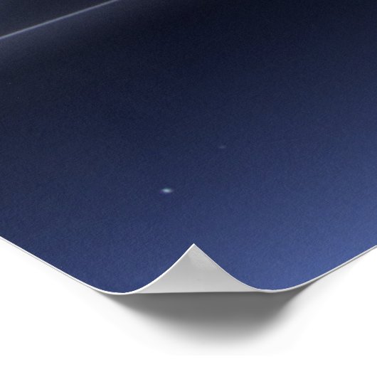 Aarde van het Poster van Saturn (Hoek)