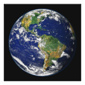 AARDE VAN RUIMTE Aangepaste foto-uitbreiding Afdru Foto Afdruk (Voorkant)