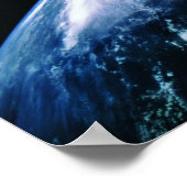 Aarde van Satelliet 3 Poster (Hoek)