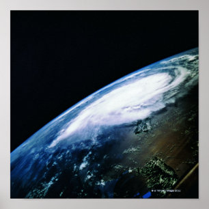 Aarde van Satelliet 3 Poster