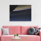 Aarde van Saturn Canvas Afdruk (Insitu (Woonkamer))