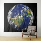 AARDE VAN SPACE Custom Polyester Tapestry Wandkleed (In Situ (horizontaal))