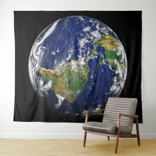 AARDE VAN SPACE Custom Polyester Tapestry Wandkleed (In Situ (horizontaal))