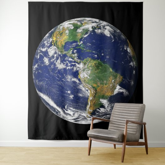AARDE VAN SPACE Custom Polyester Tapestry Wandkleed (In situ)
