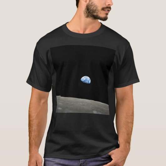 Aarde vanaf de Maan T-shirt (Voorkant)