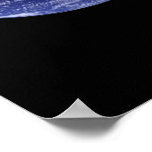 Aarde vanaf het Poster van de buitenruimte (Hoek)