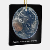Aarde vanuit Artemis II Keramisch Ornament (Rechts)