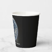 Aarde vanuit Artemis II Papieren Bekers (Links)
