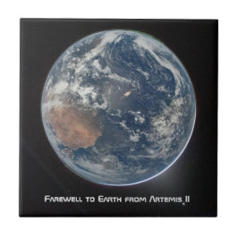 Aarde vanuit Artemis II Tegeltje