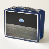 Aarde vanuit Maan in de zwarte ruimte: Earthrise (Achterkant)