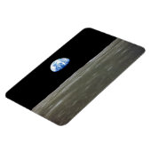 Aarde vanuit Maan in de zwarte ruimte: Earthrise Magneet (Linkerzijde)