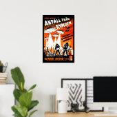 Aarde versus de vliegende schotels poster (Thuiskantoor)