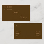 Aarde Visitekaartje (Voorkant / Achterkant)