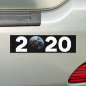 Aarde voor President® Campaign, "2020" Bumper Bumpersticker (Op auto)