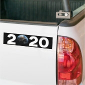 Aarde voor President® Campaign, "2020" Bumper Bumpersticker (Op Truck)