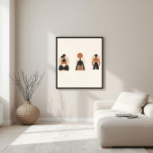 Aarde & Vorm – Minimalistische Botanische Kunst 2 Poster