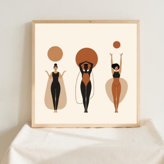 Aarde & Vorm – Minimalistische Botanische Kunst Poster