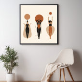 Aarde & Vorm – Minimalistische Botanische Kunst Poster