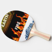 Aarde, vuur en water Ping Pong Paddle Tafeltennisbatje (Zijkant)