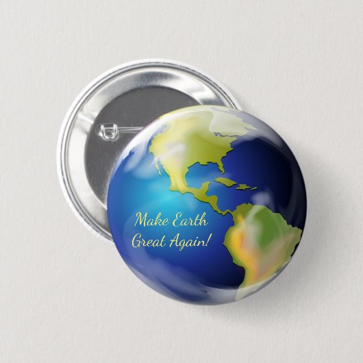 Aarde weer geweldig maken, Button (Voorkant /achterkant)