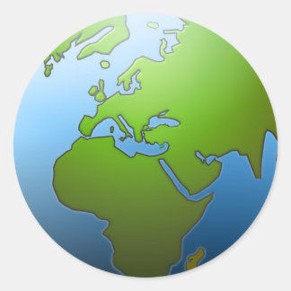 Aarde Wereldbol Stickers