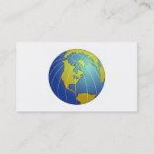 Aarde-Wereldbol Visitekaartje (Achterkant)