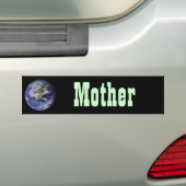 Aarde - Westerne Hemisphere Bumpersticker (Op auto)