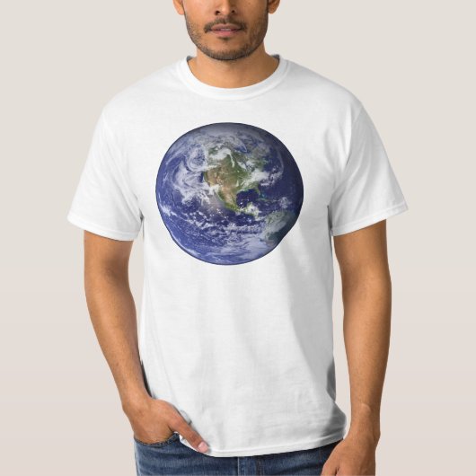 Aarde - Westerne Hemisphere T-shirt (Voorkant)