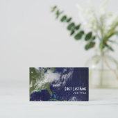 Aarde - Westerne Hemisphere Visitekaartje (Staand voorkant)