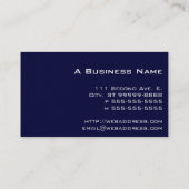 Aarde - Westerne Hemisphere Visitekaartje (Achterkant)