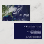 Aarde - Westerne Hemisphere Visitekaartje (Voorkant / Achterkant)