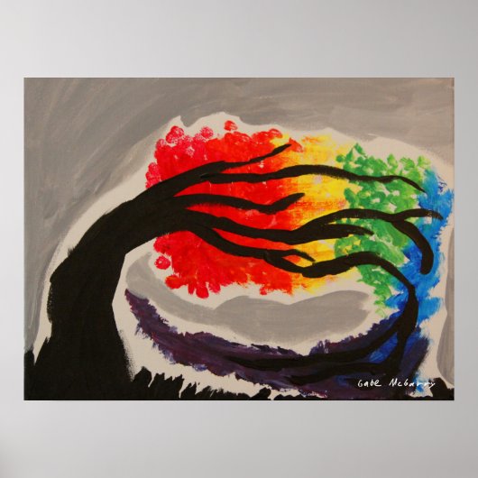 Aarde, wind en vuur - een Gabriel McGarry Poster (Voorkant)