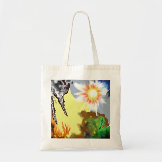 Aarde, wind en vuur tote bag (Voorkant)