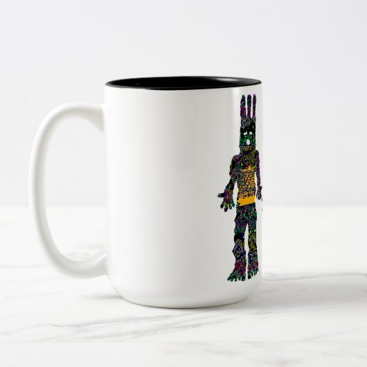 Aarde, wind en vuur tweekleurige koffiemok (Links)