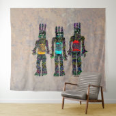 Aarde, wind en vuur wandkleed (In Situ (horizontaal))