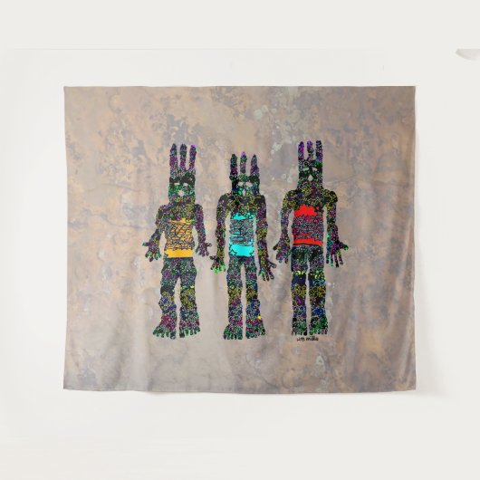 Aarde, wind en vuur wandkleed (Voorkant (horizontaal))