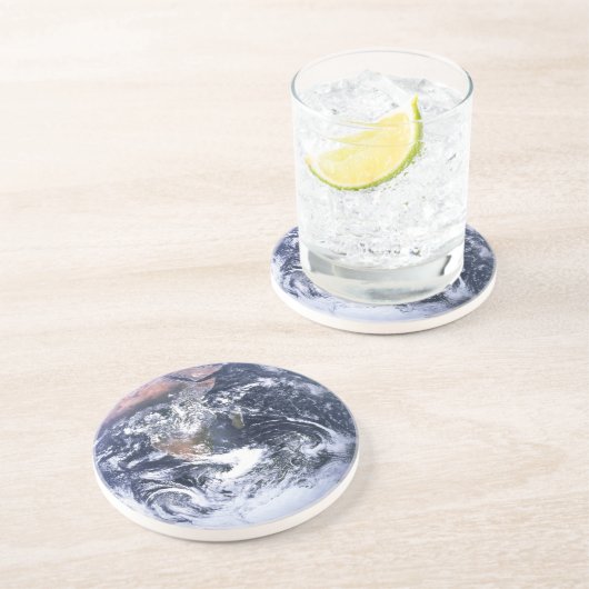 Aarde Zandsteen Onderzetter (Zijkant)