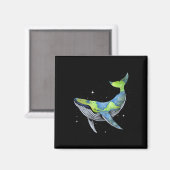 Aarde Zee Planet Orcas Whale Save the Planet Earth Magneet (Voorkant / Achterkant)