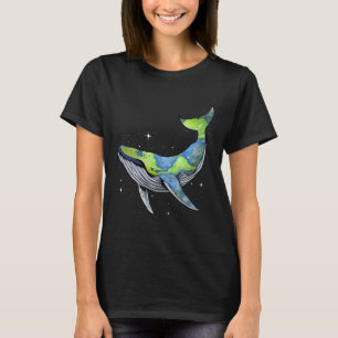 Aarde Zee Planet Orcas Whale Save the Planet Earth T-shirt
