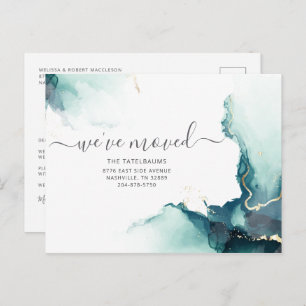 Aarde zoals we het bewegende script hebben verplaa feestdagenkaart