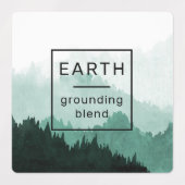 Aarde, Zon, en Hemel Etherische Olielabels Labels (Design 1)