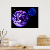 Aarde, zon, Venus Poster (Keuken)