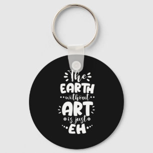 Aarde Zonder Is Gewoon Eh Grappige Leraar Kunstena Sleutelhanger