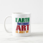 Aarde zonder kunst is gewoon de koffiemok (Links)