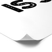 Aarde zonder kunst is gewoon de sterrenkundewoords poster (Hoek)