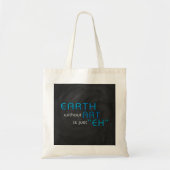 Aarde zonder kunst tote bag (Voorkant)